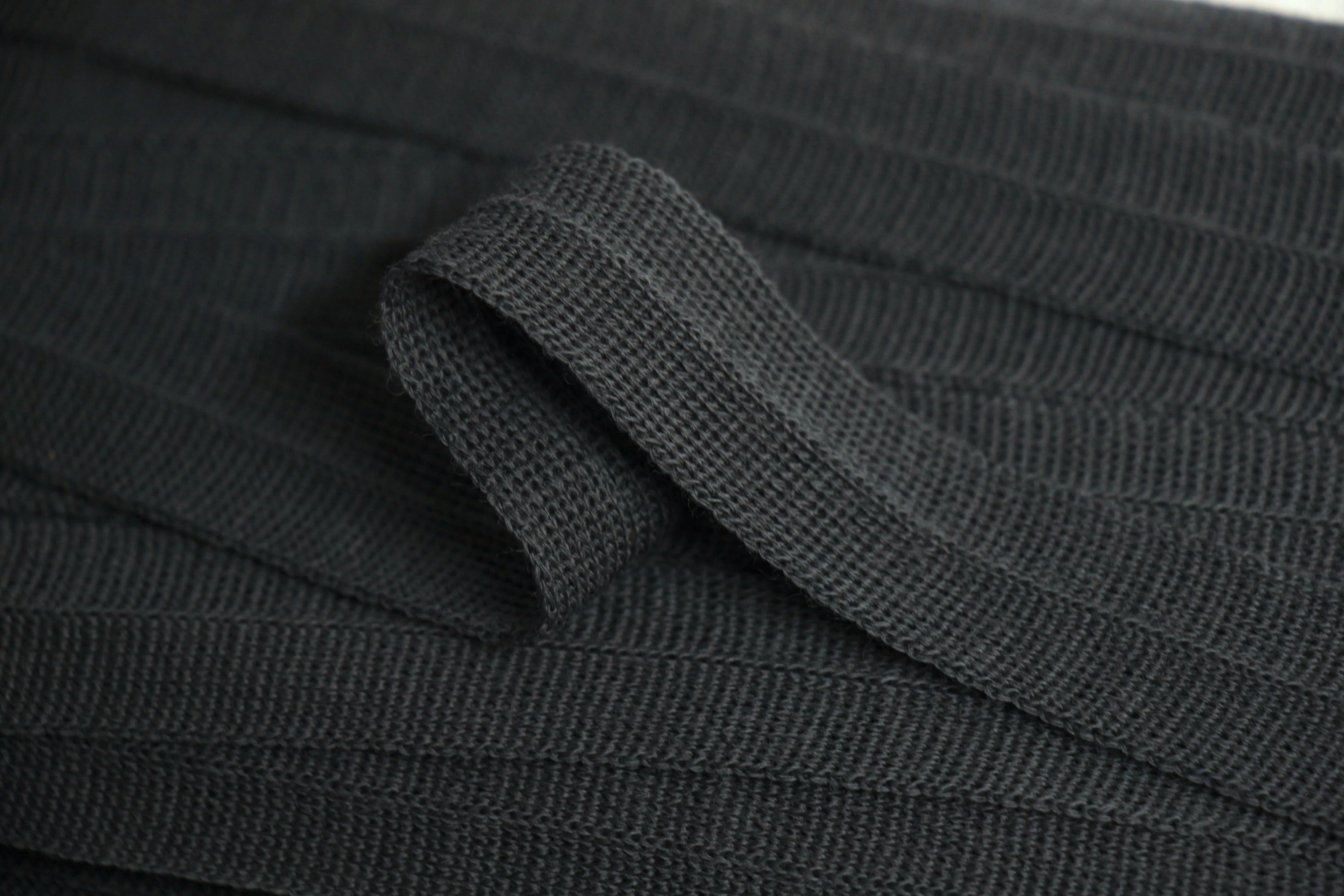 20mm Wool Binding - Dark Grey