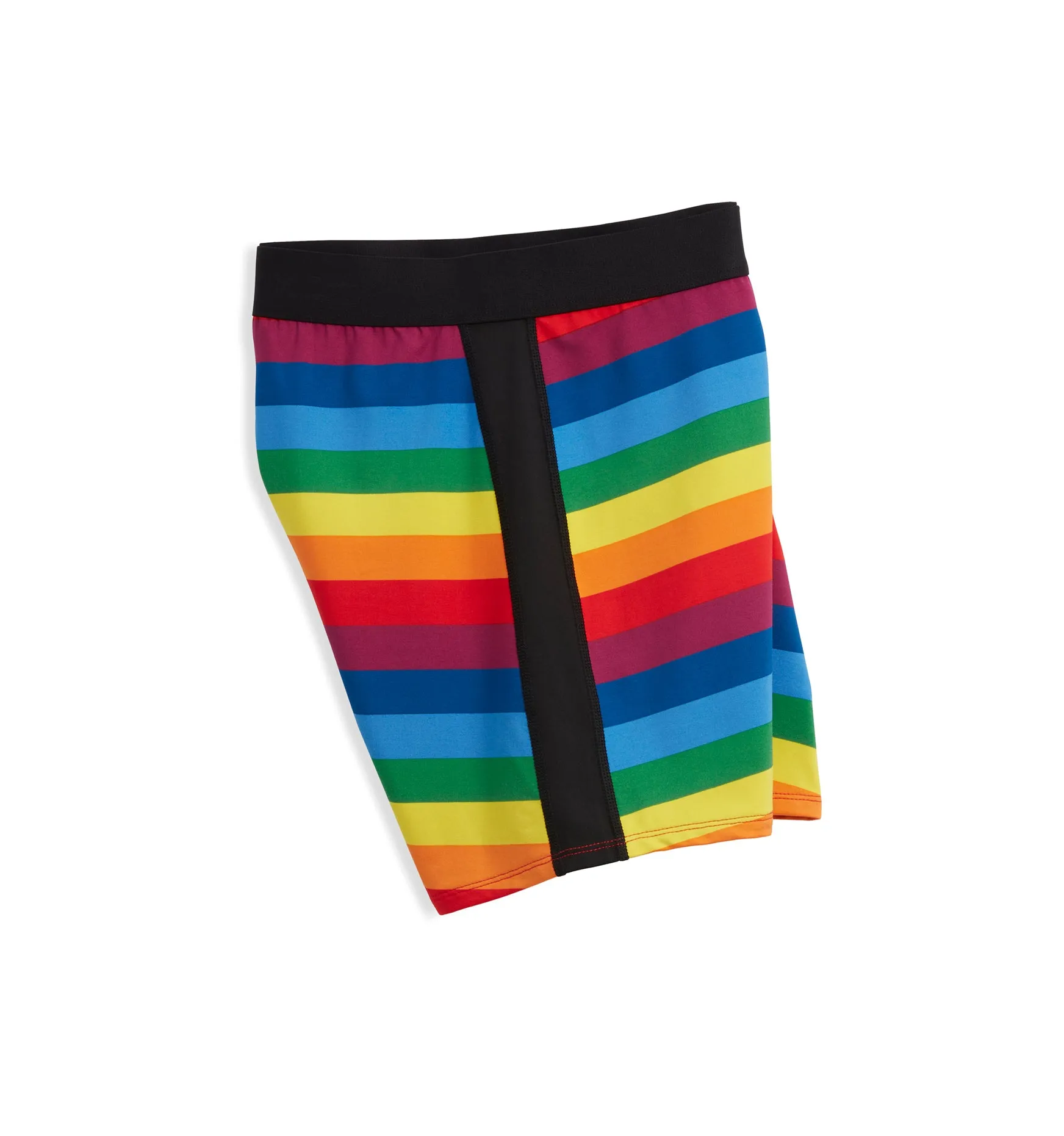 4.5" Swim Shorts - Rainbow Pride Stripe