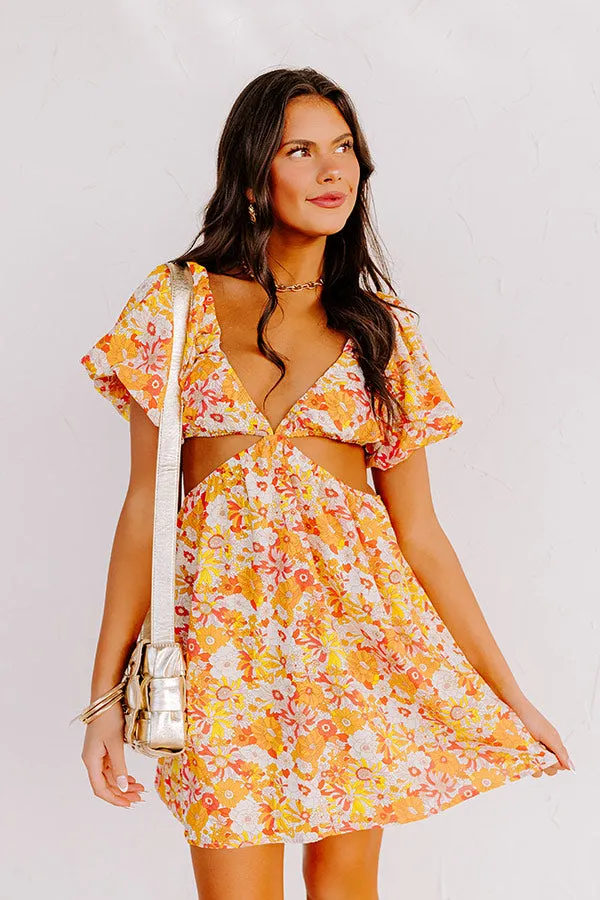 Acapulco Sunshine Cut Out Dress