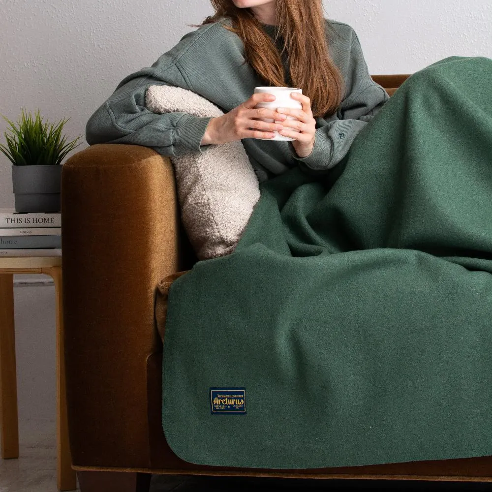 Arcturus Bighorn 100% Virgin Wool Blanket - Sage