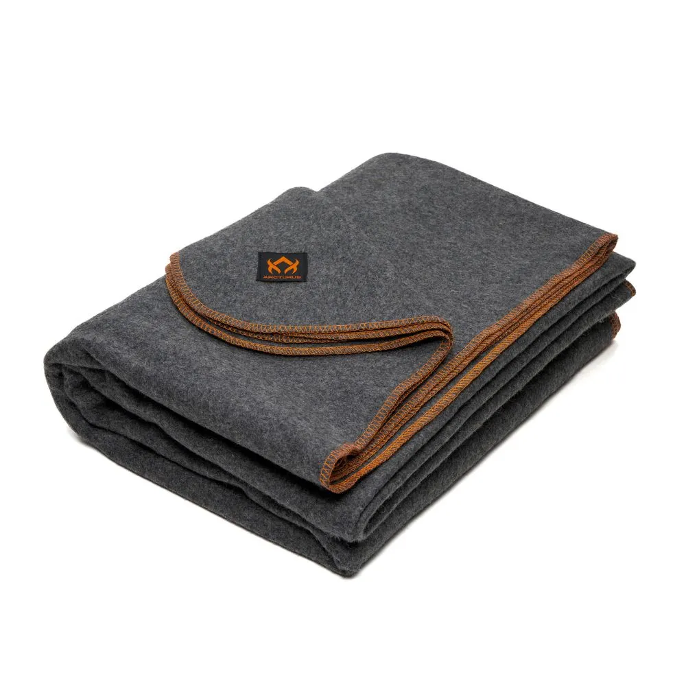 Arcturus Military Wool Blanket - Military Gray | 4.5 lbs (64" x 88")