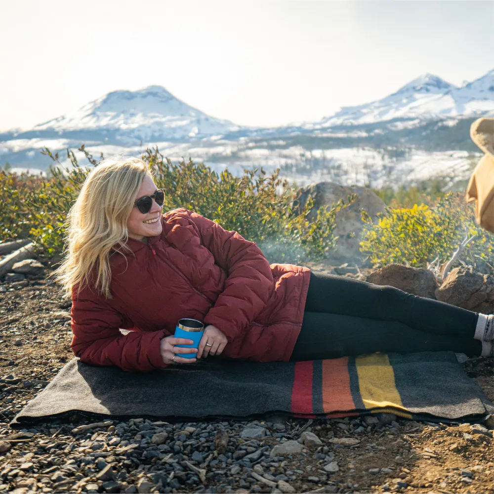 Arcturus Rainier Wool Blanket - Sunset Peak