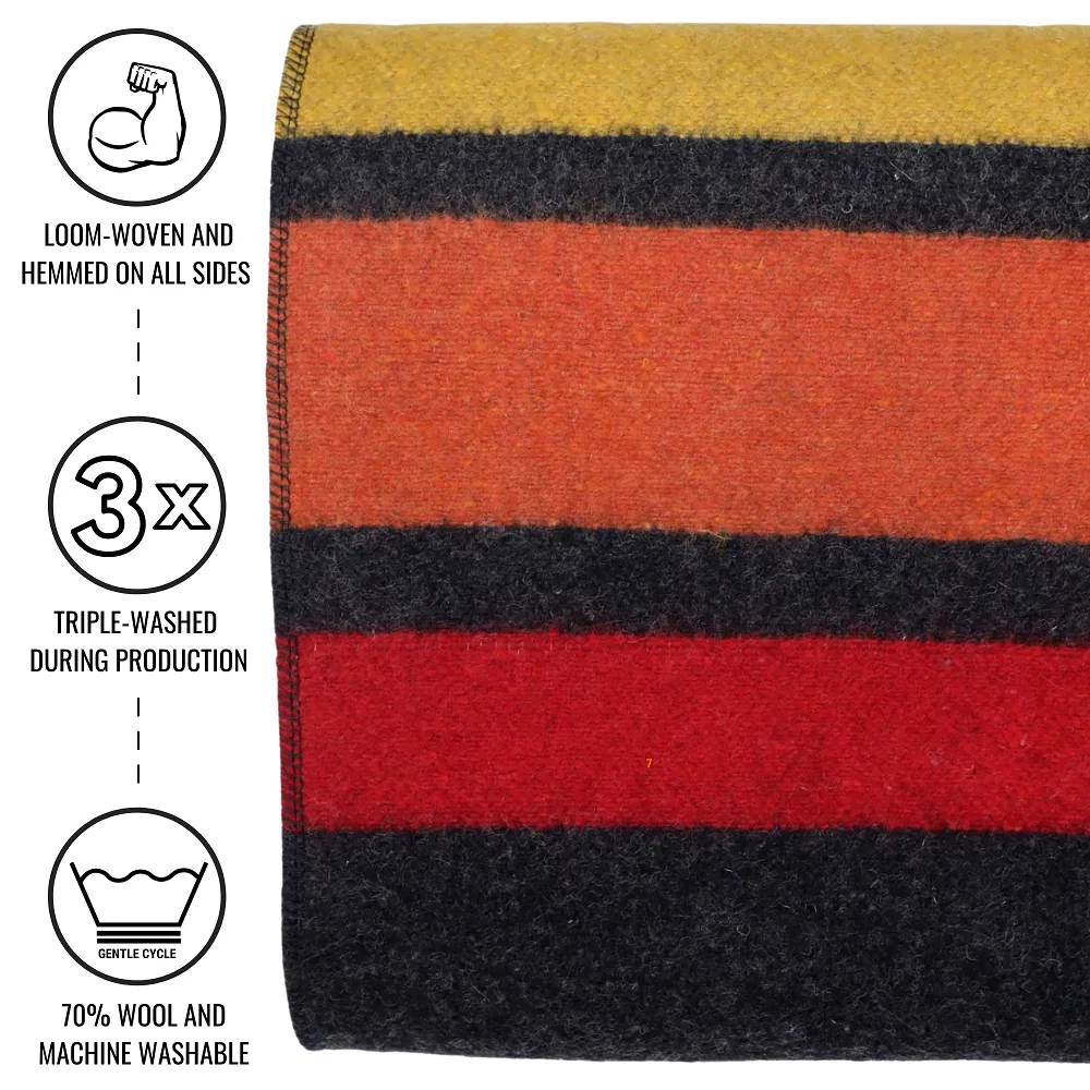 Arcturus Rainier Wool Blanket - Sunset Peak