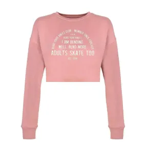 Bend Your Knees Club Women's Cropped Sweatshirt