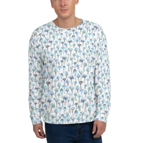 Blue Shrooms Unisex Sweatshirt