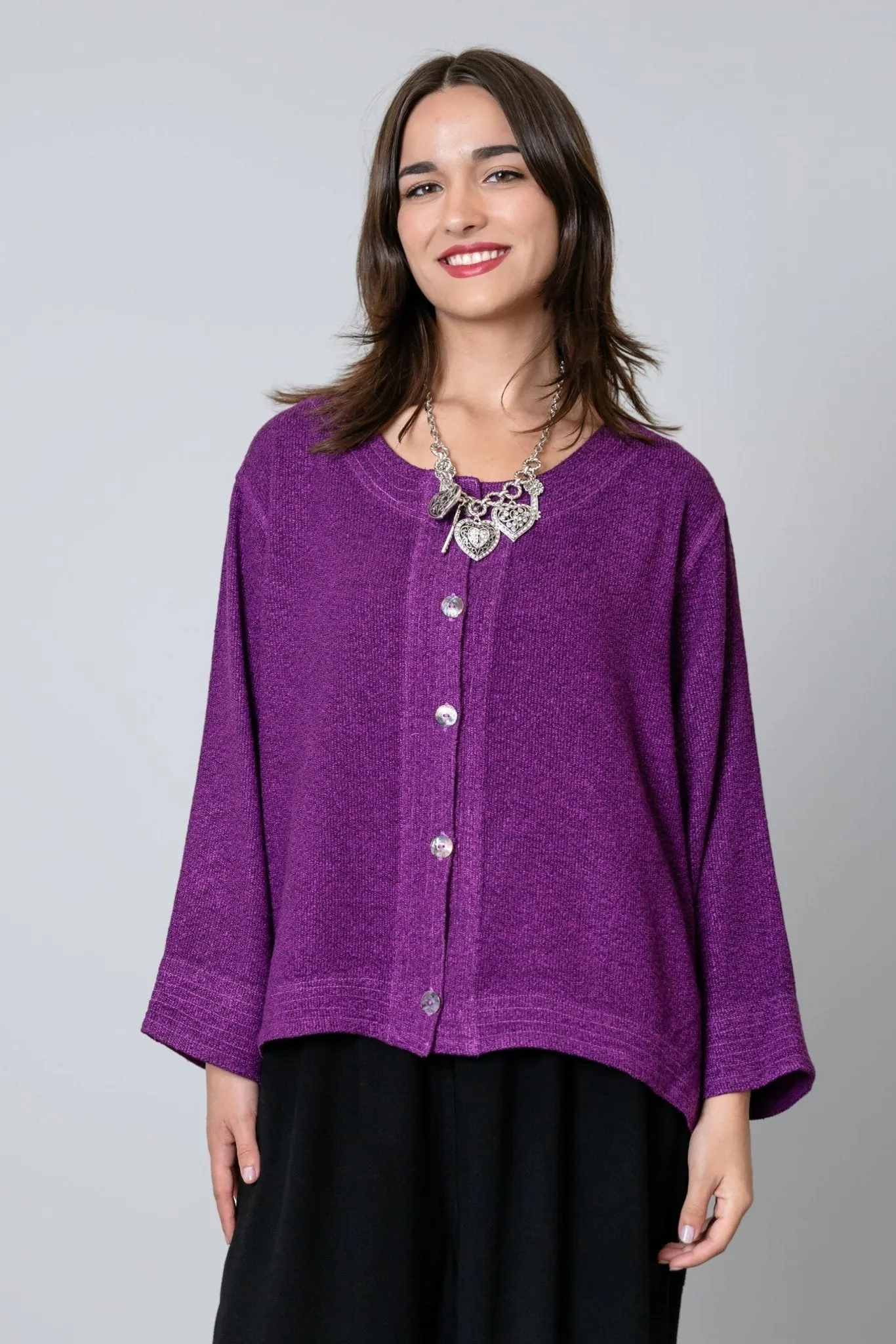 Bouclé Short Jacket - Violetta