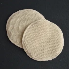 Breast Pads in 3 layers of Silk/Wool/Silk