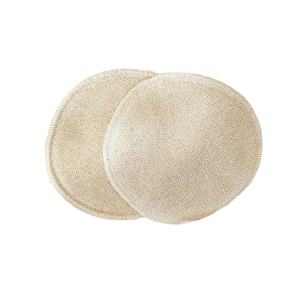 Breast Pads in 3 layers of Silk/Wool/Silk