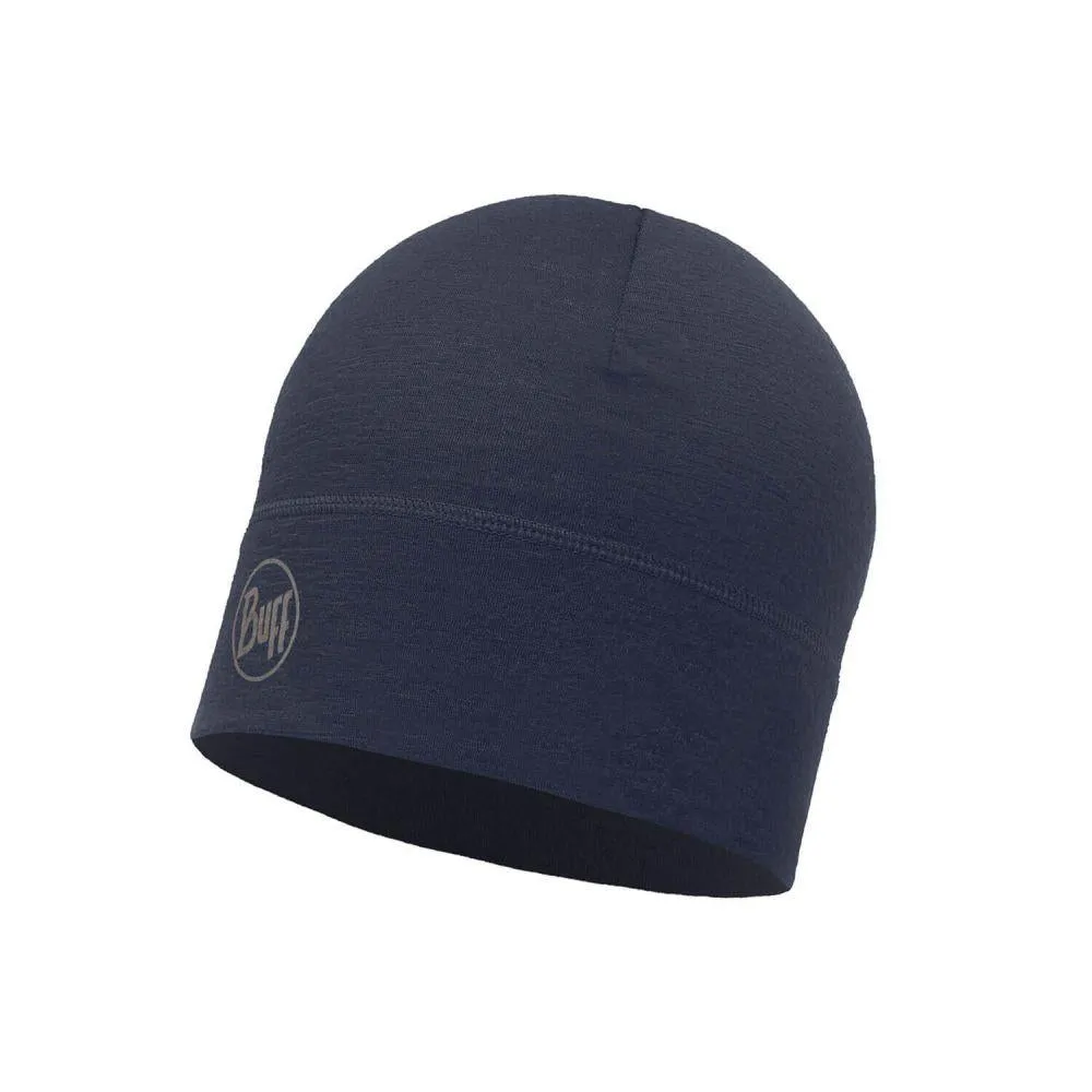 Buff One layer Merino Hat - Solid Navy