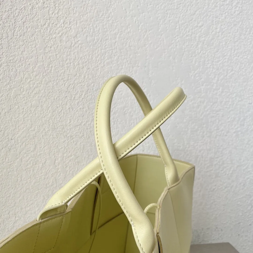 BV Arco Tote Bag For Women 16.14in/41cm In Yellow Ice Cream 609175VCQC27450