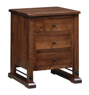 Carla Elizabeth 3-Drawer Nightstand