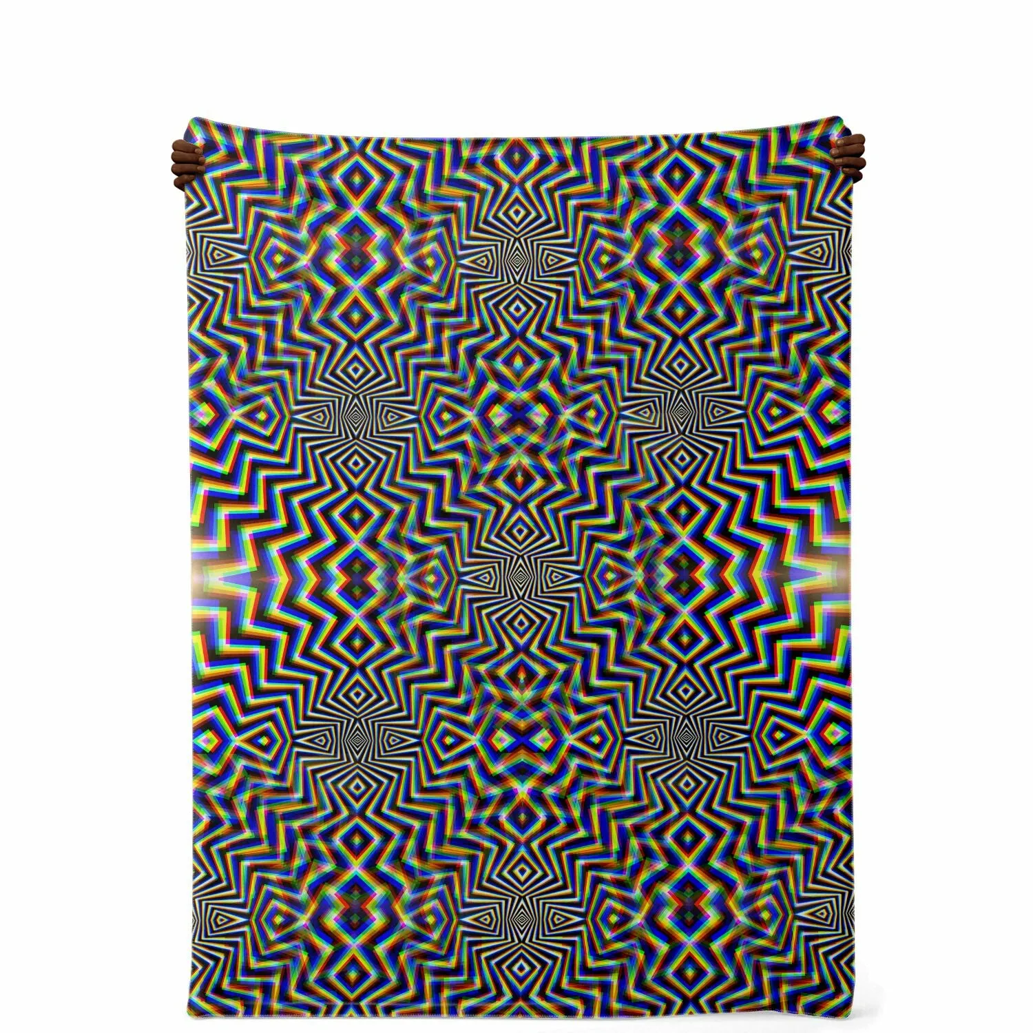 Chromadelic Micro Mink Fleece Blanket