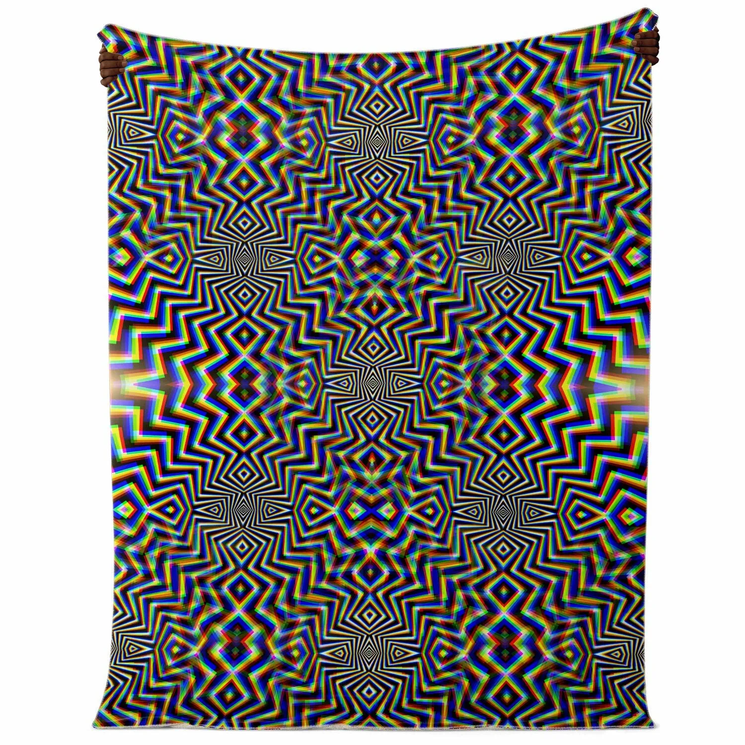 Chromadelic Micro Mink Fleece Blanket