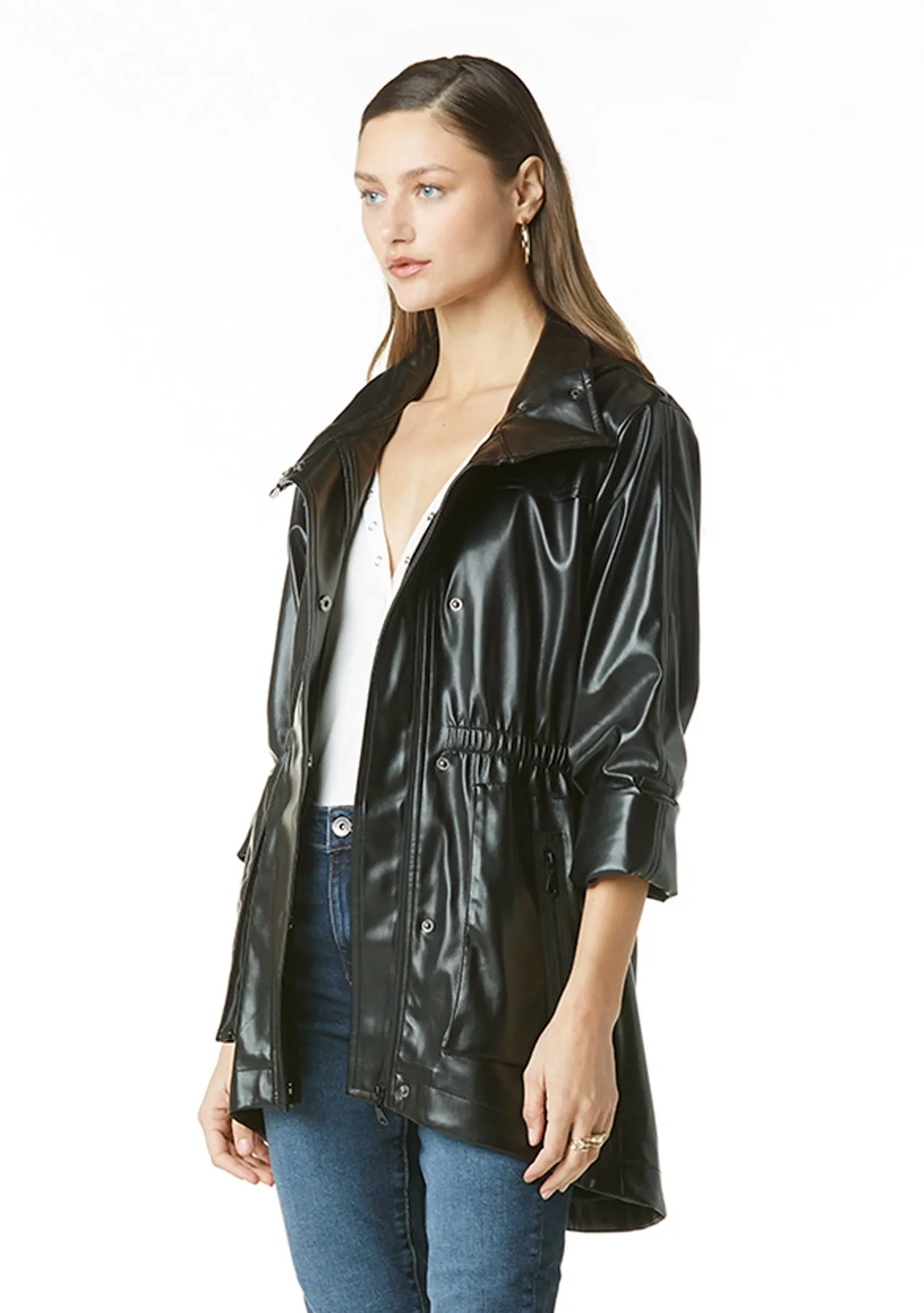 Cory Vegan Leather Jacket