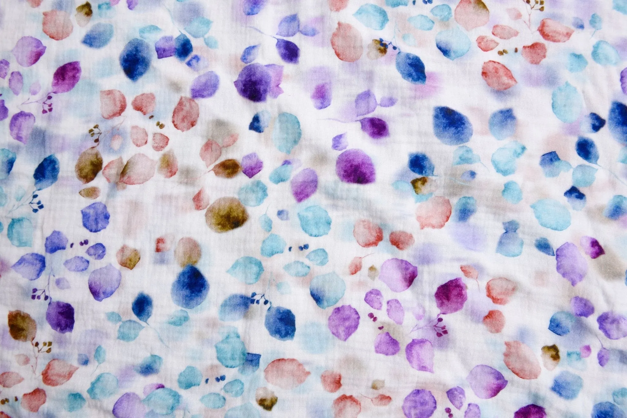 Double Gauze Muslin  Watercolor  Print Fabric