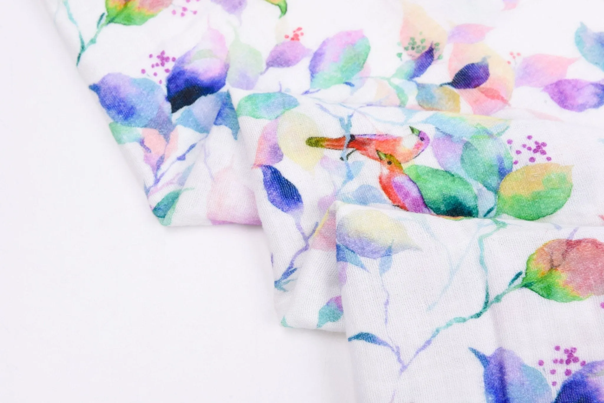 Double Gauze Muslin  Watercolor  Print Fabric