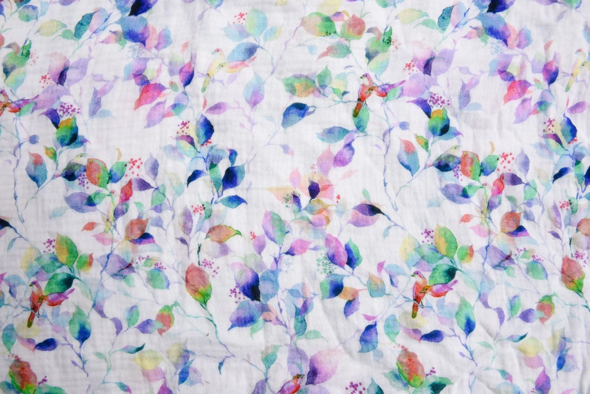 Double Gauze Muslin  Watercolor  Print Fabric