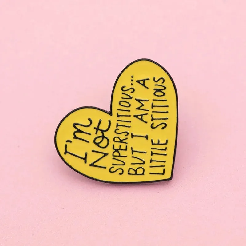 Enamel Pins - Love Quotes