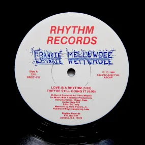 Frankie Mellowdee ‎"Love Is A Rhythm" PRIVATE SYNTH BOOGIE FUNK HOUSE 12"