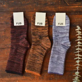 FUB Merino Wool Socks - Fine Melange Knit (Kids)