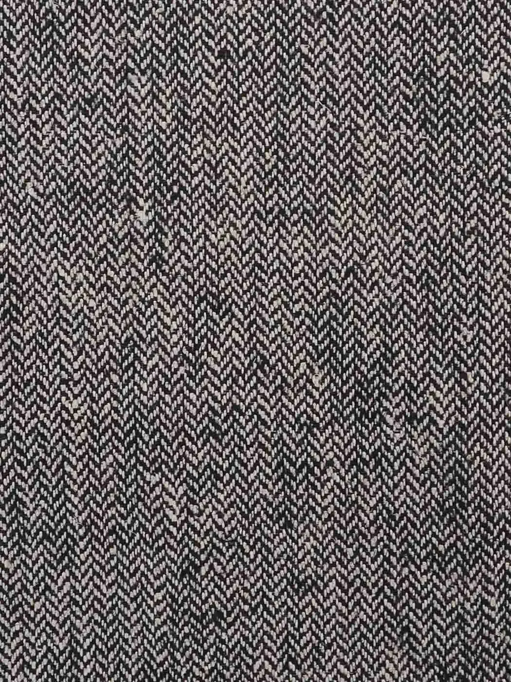 Hemp , Organic Cotton , Yak & Wool Mid-Weight Herringbone Fabric（HG12330）