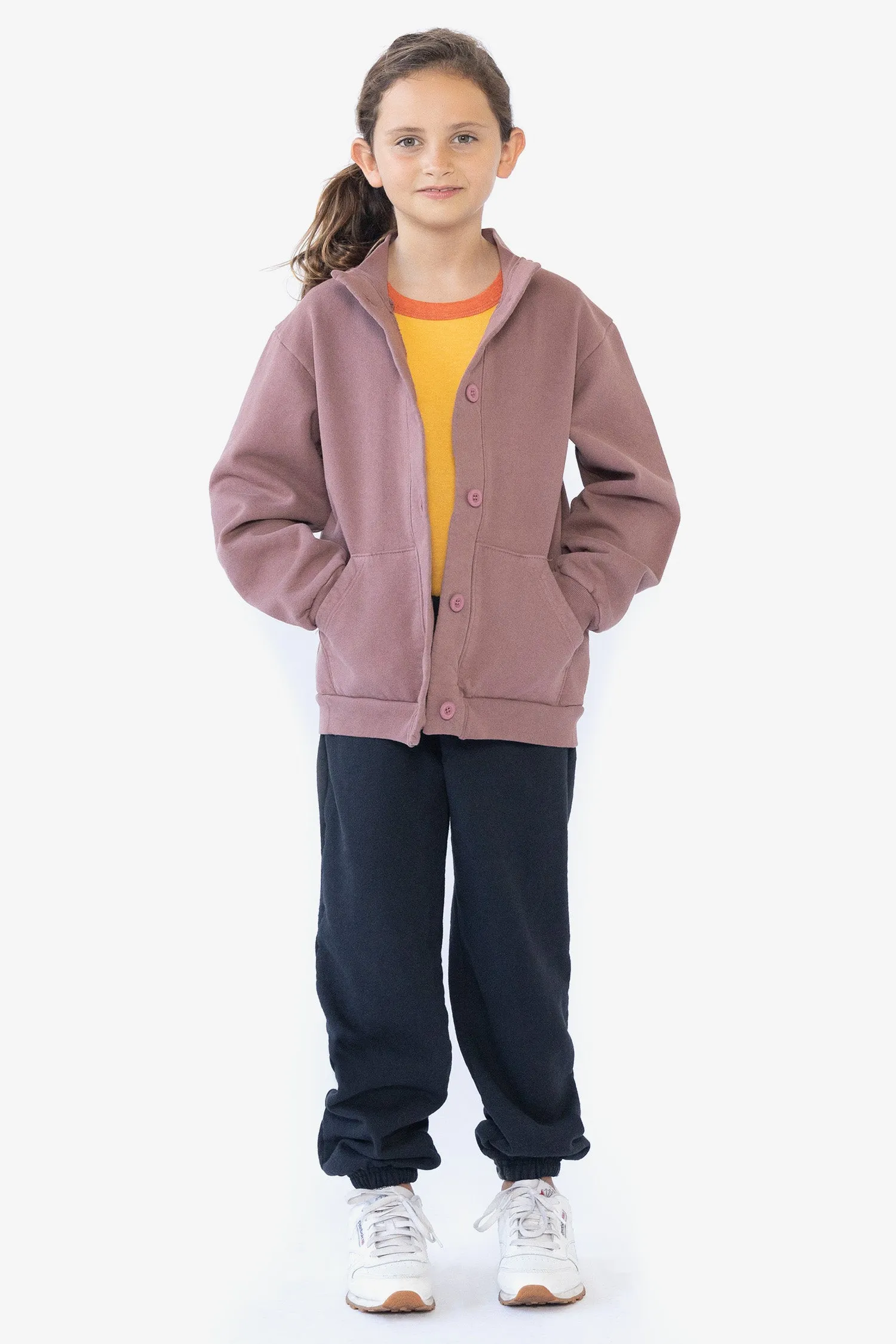 HF1001GD - Kids Heavy Fleece Jacket