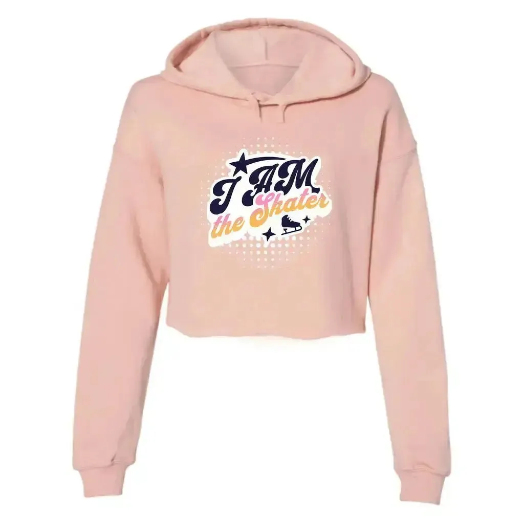 I AM the Skater 3.0 Women's Cropped Fleece Hoodie