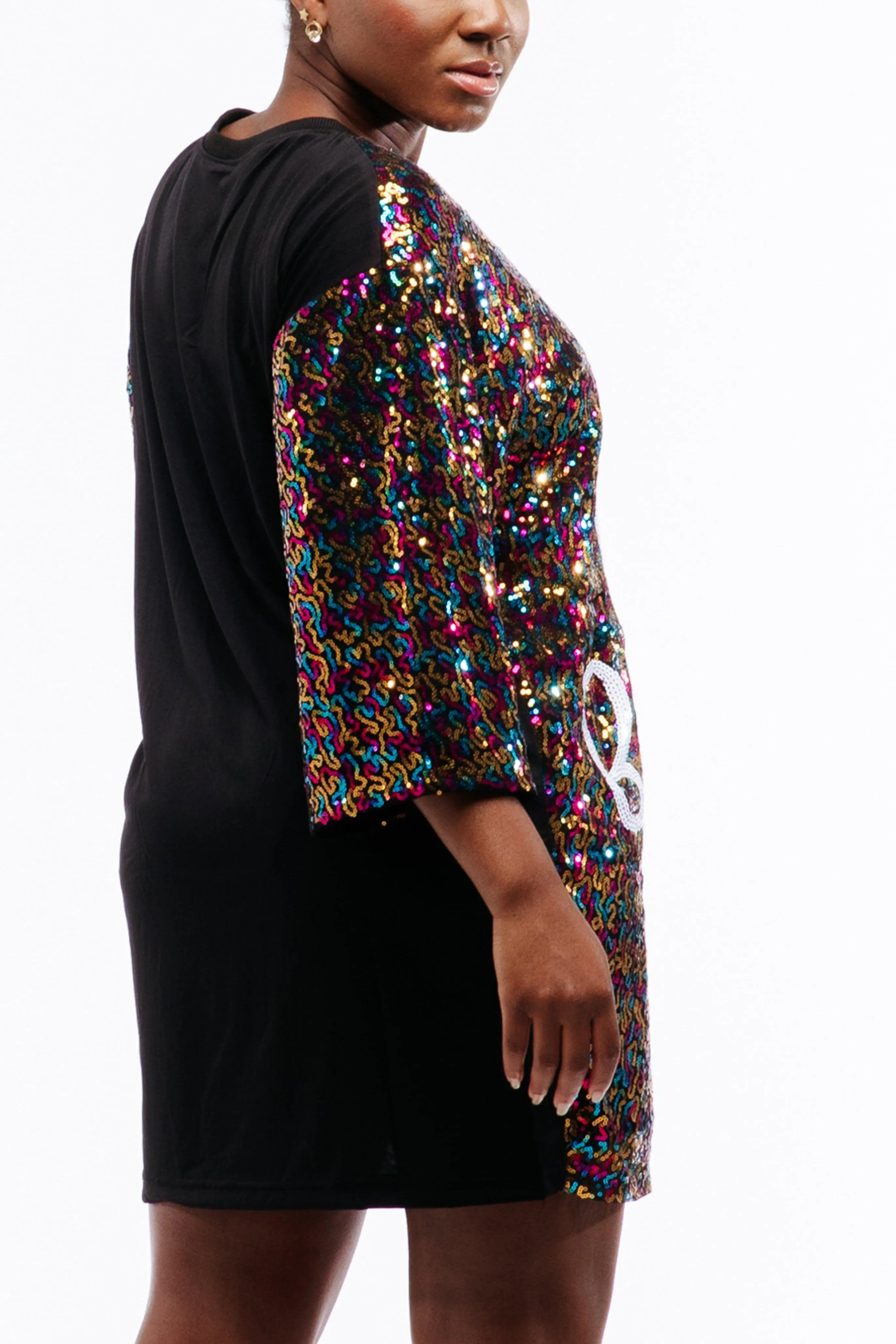 It's My Birthday Sequin Dress - Multicolor