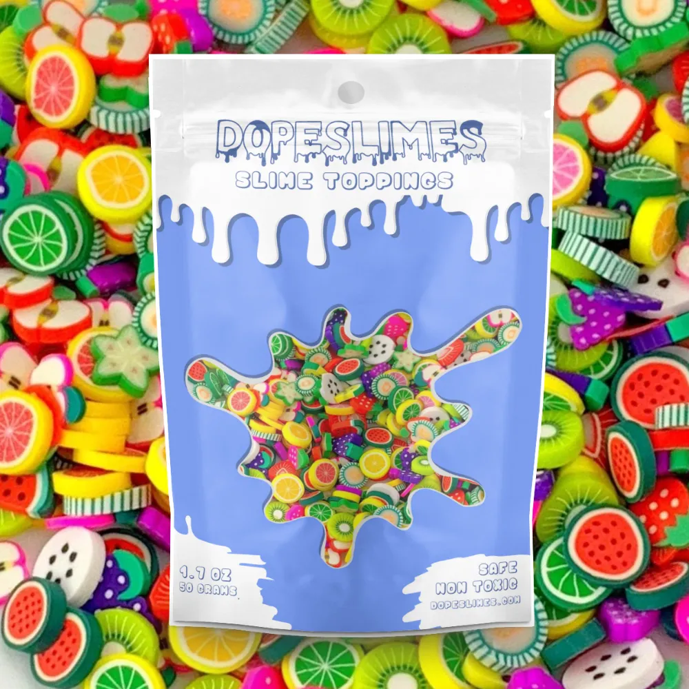 Jumbo Mixed Fruit Fimo Slices