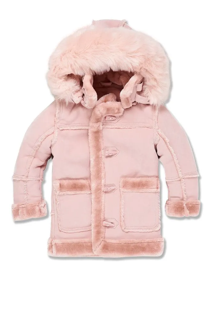 Kids Denali Shearling Jacket - Pink - JC91540K