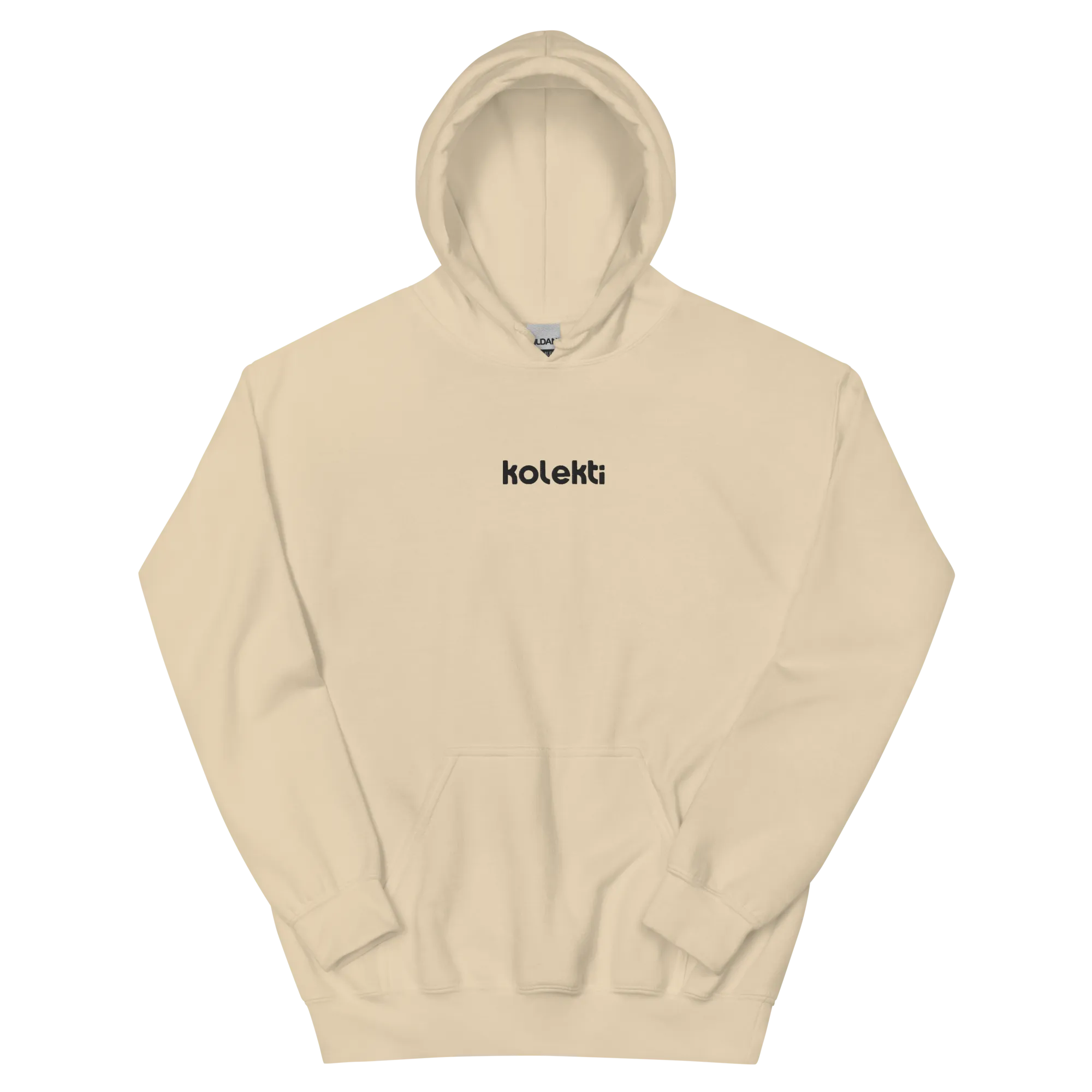 Kolekti - Embroidered Unisex Hoodie (dark logo)