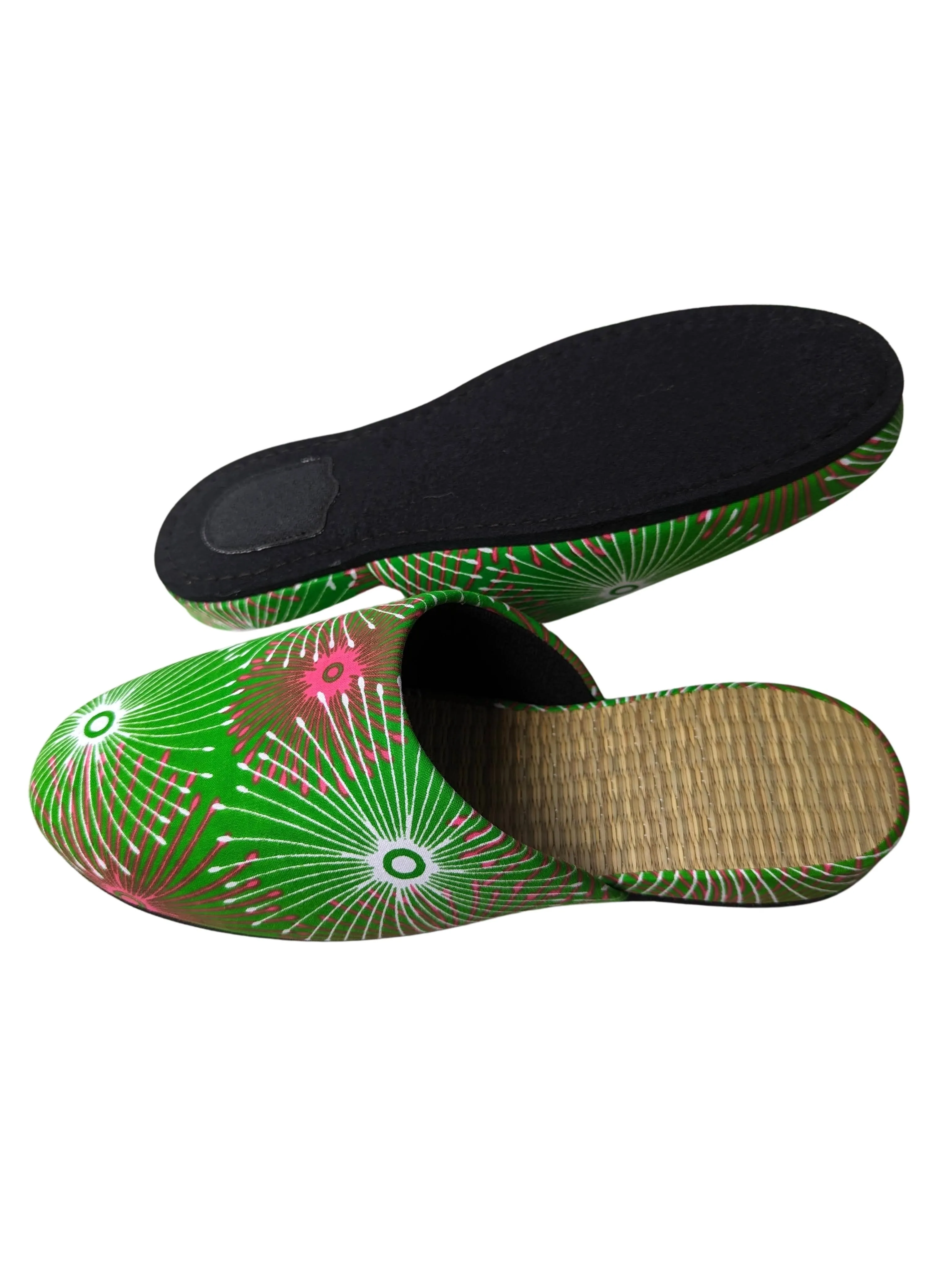 Large Tatami Print Mix Slippers 2024SS-L03