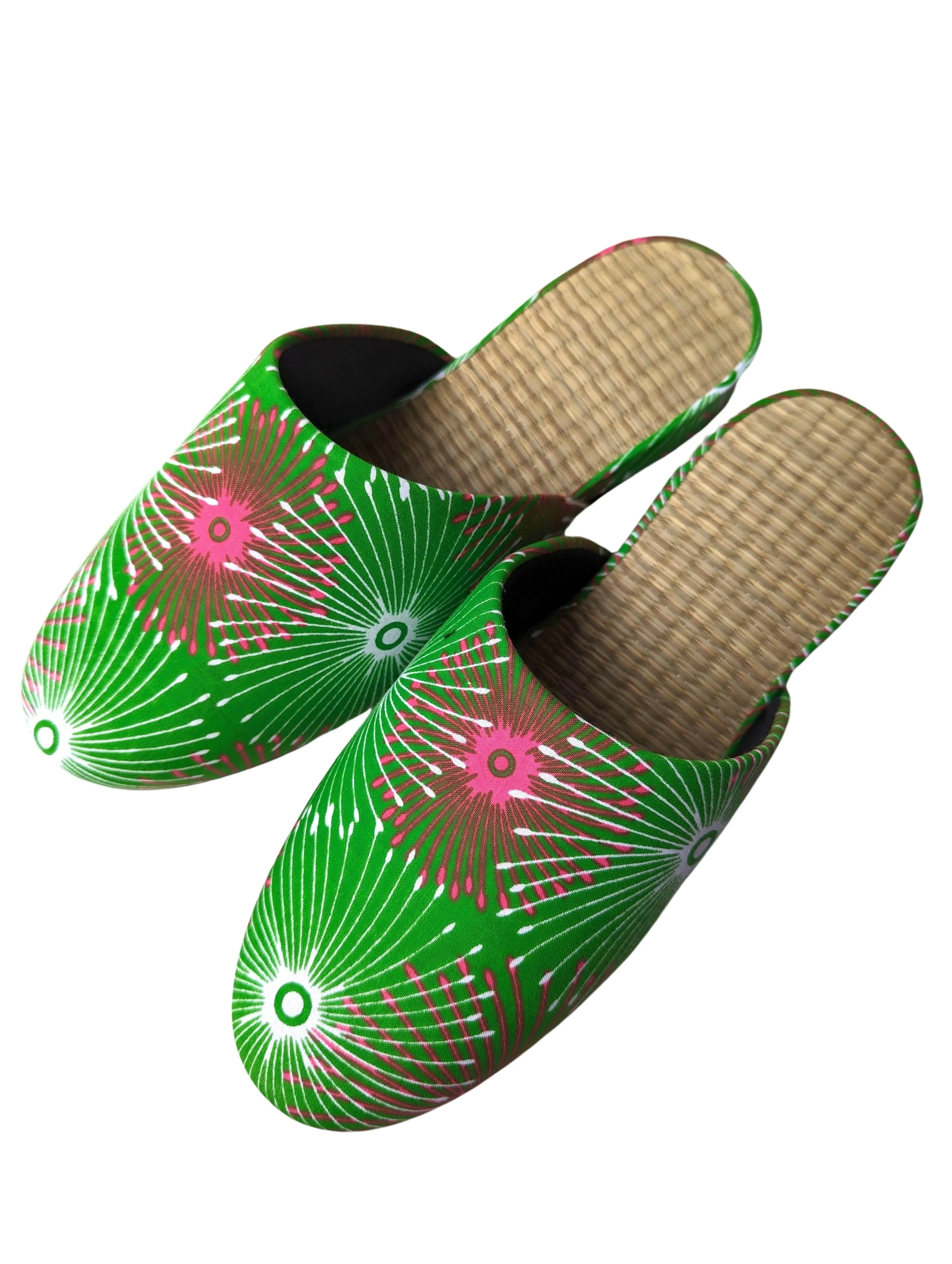 Large Tatami Print Mix Slippers 2024SS-L03