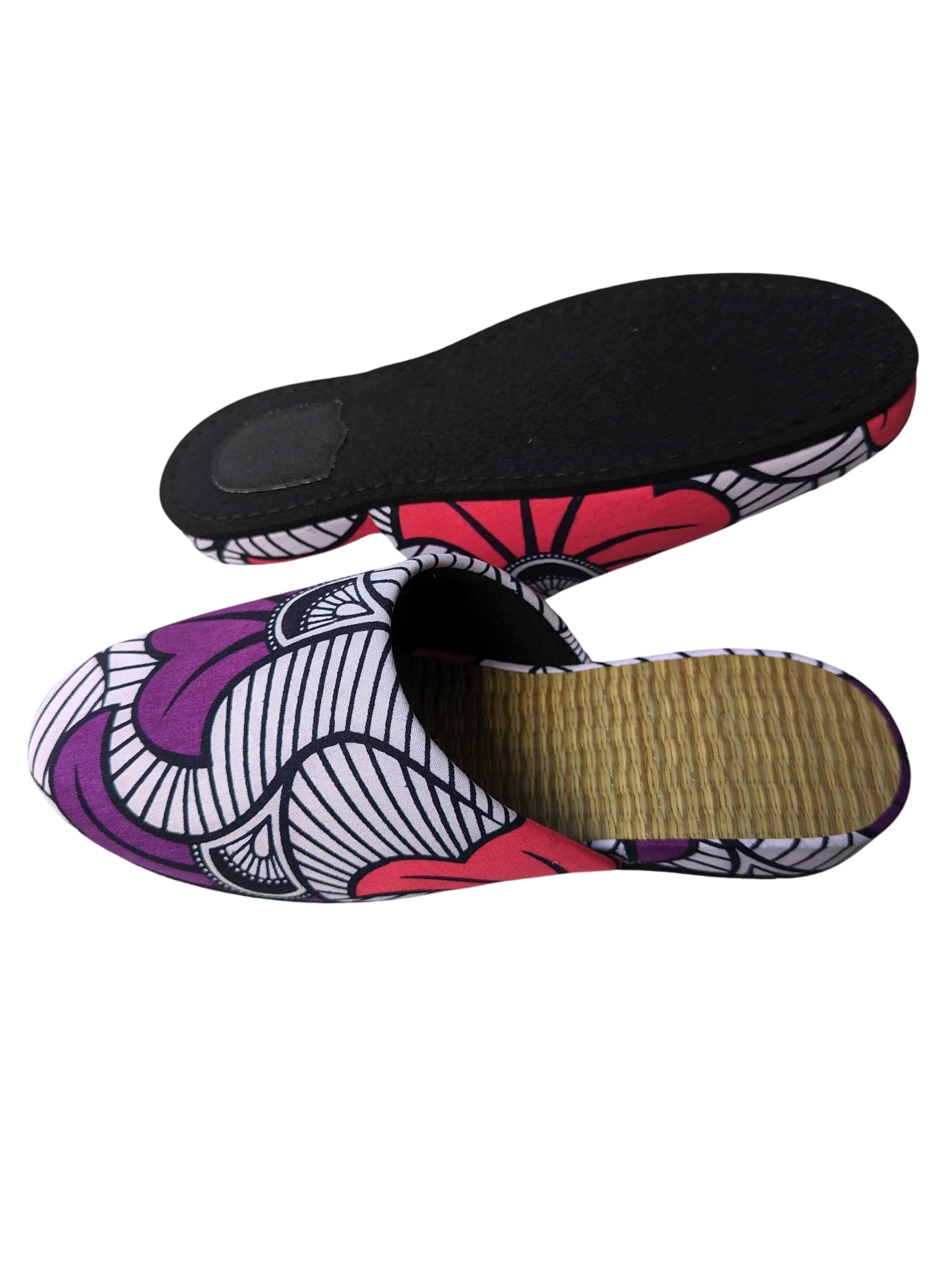 Large Tatami Print Mix Slippers 2024SS-L07