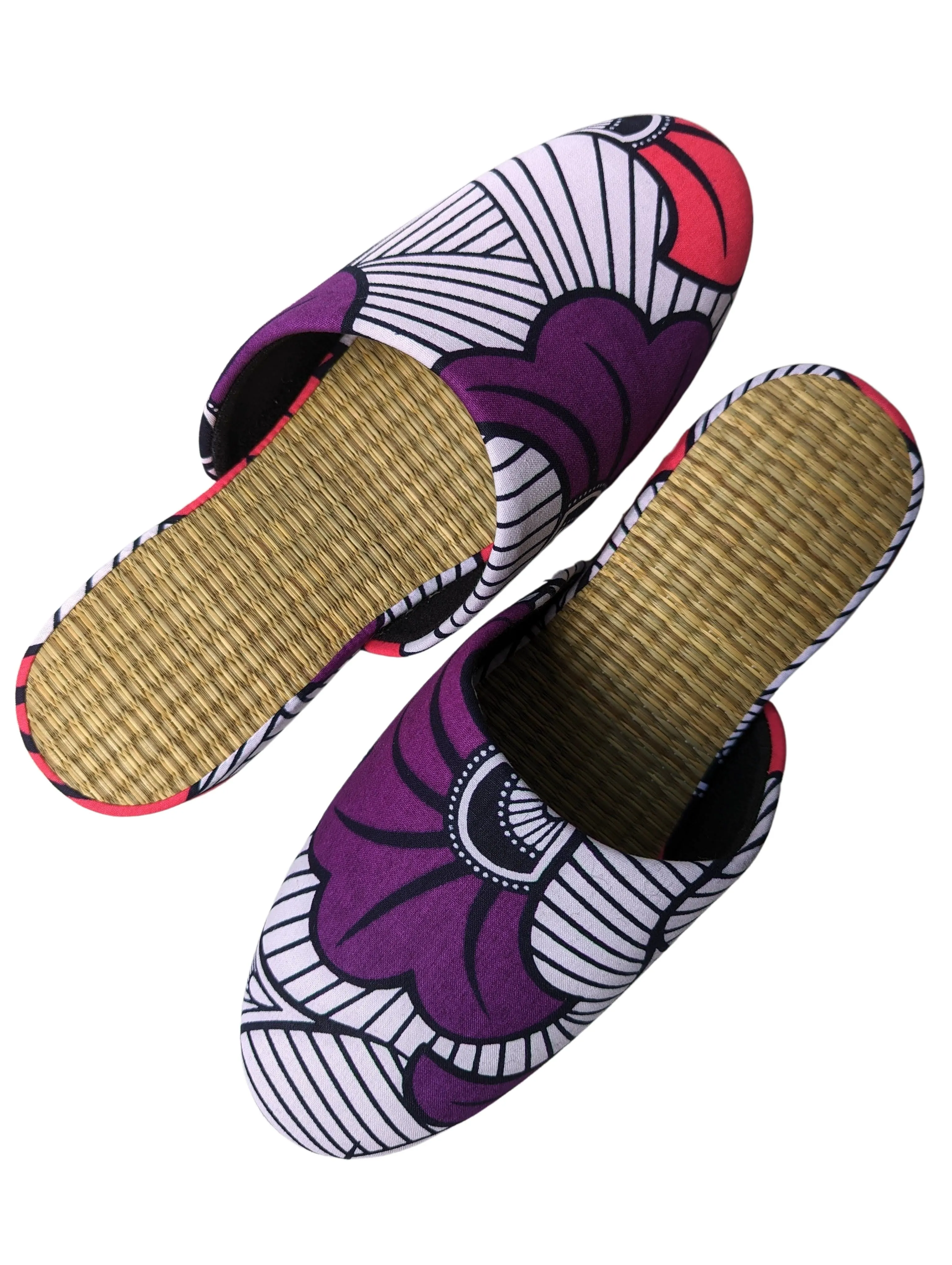 Large Tatami Print Mix Slippers 2024SS-L07