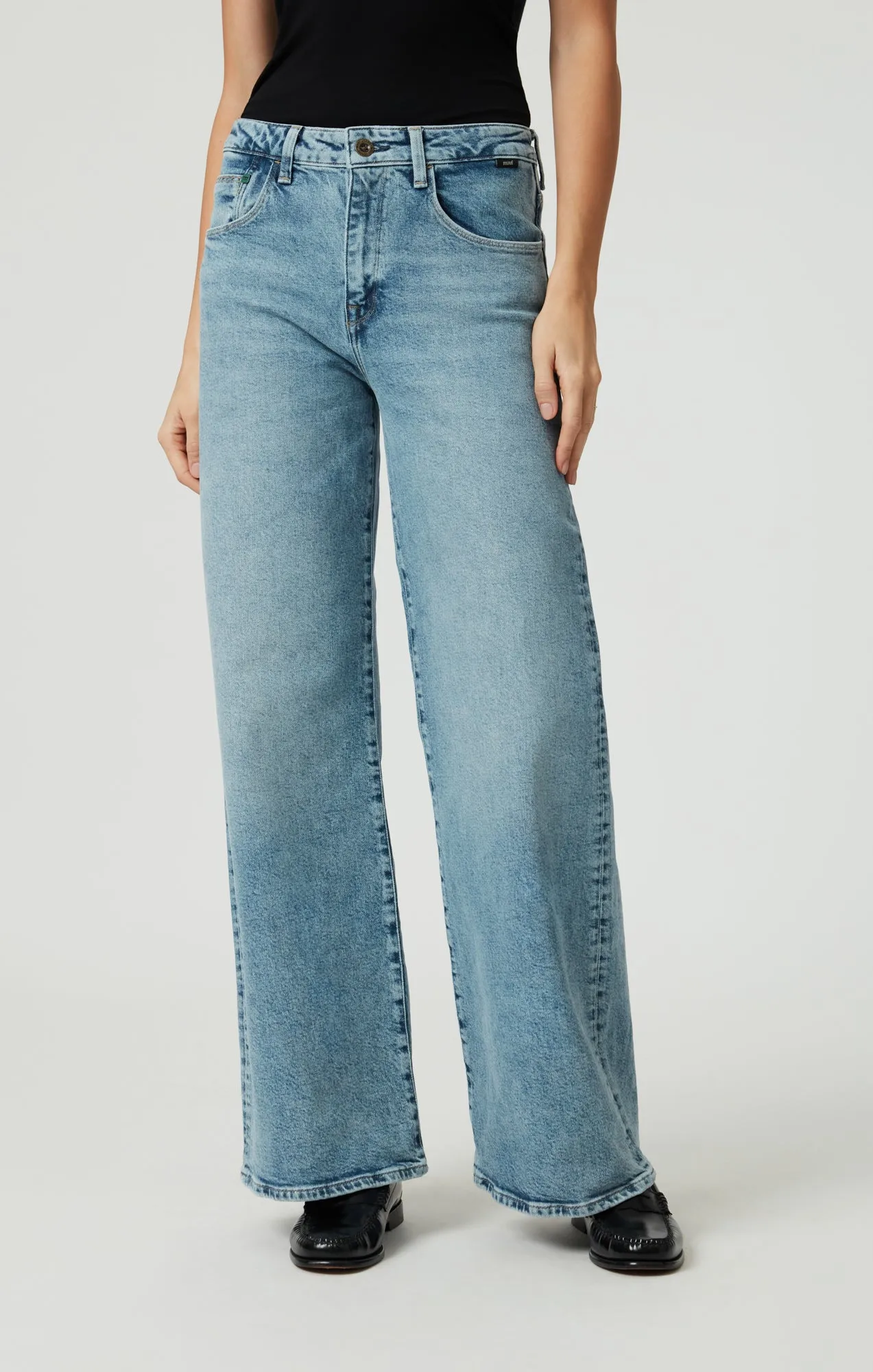 LINDA WIDE LEG IN LIGHT USED DENIM