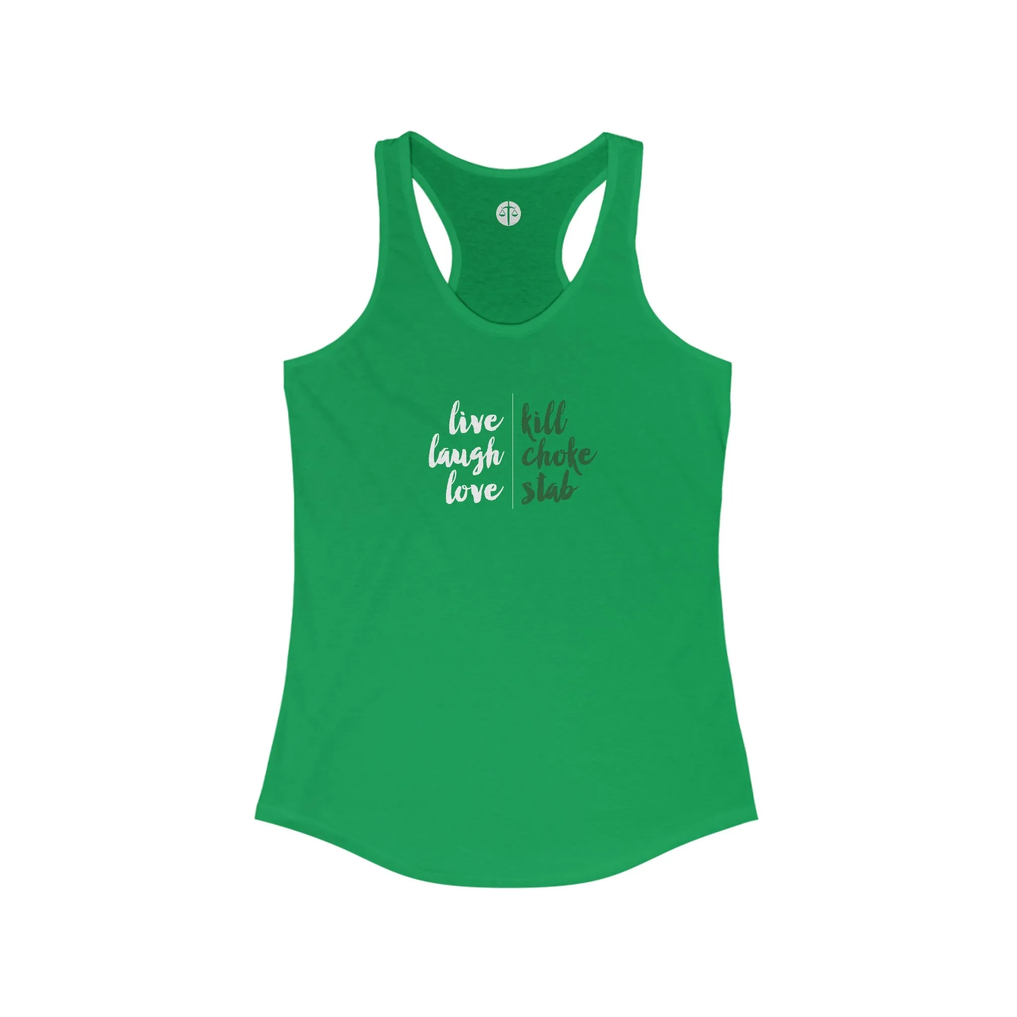 Live, Laugh, Love Women's Ideal Racerback Tank