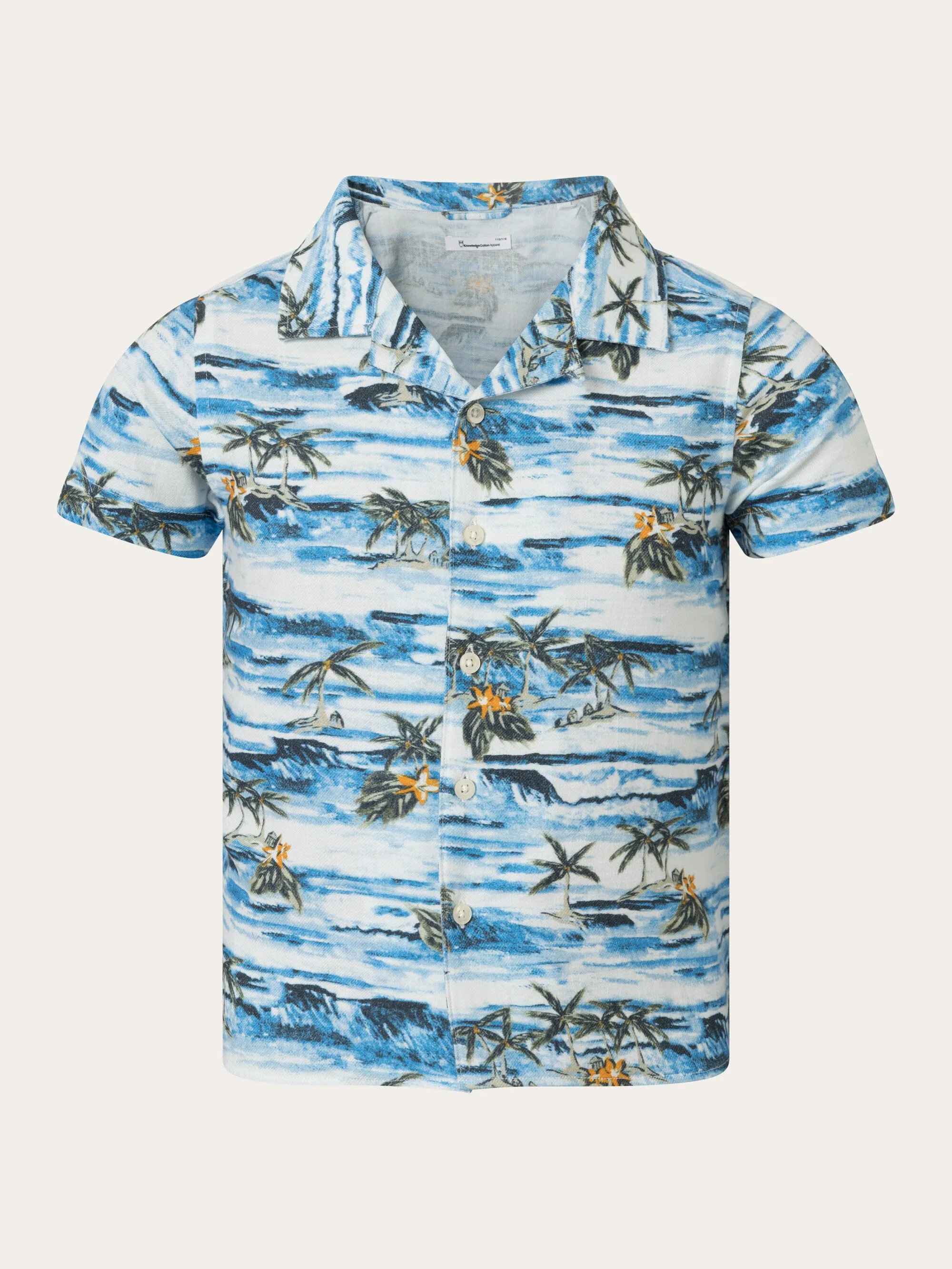 Loose fit AOP short sleeved shirt - AOP