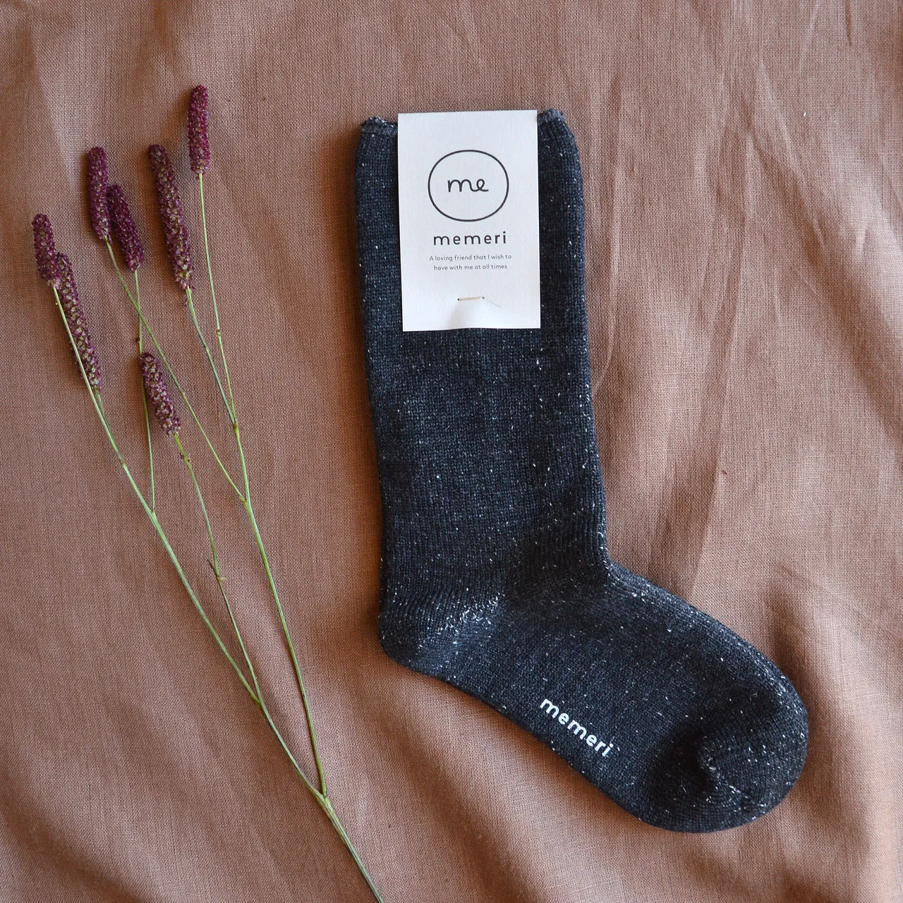 Memeri Wool and Silk Pile Socks (adults)