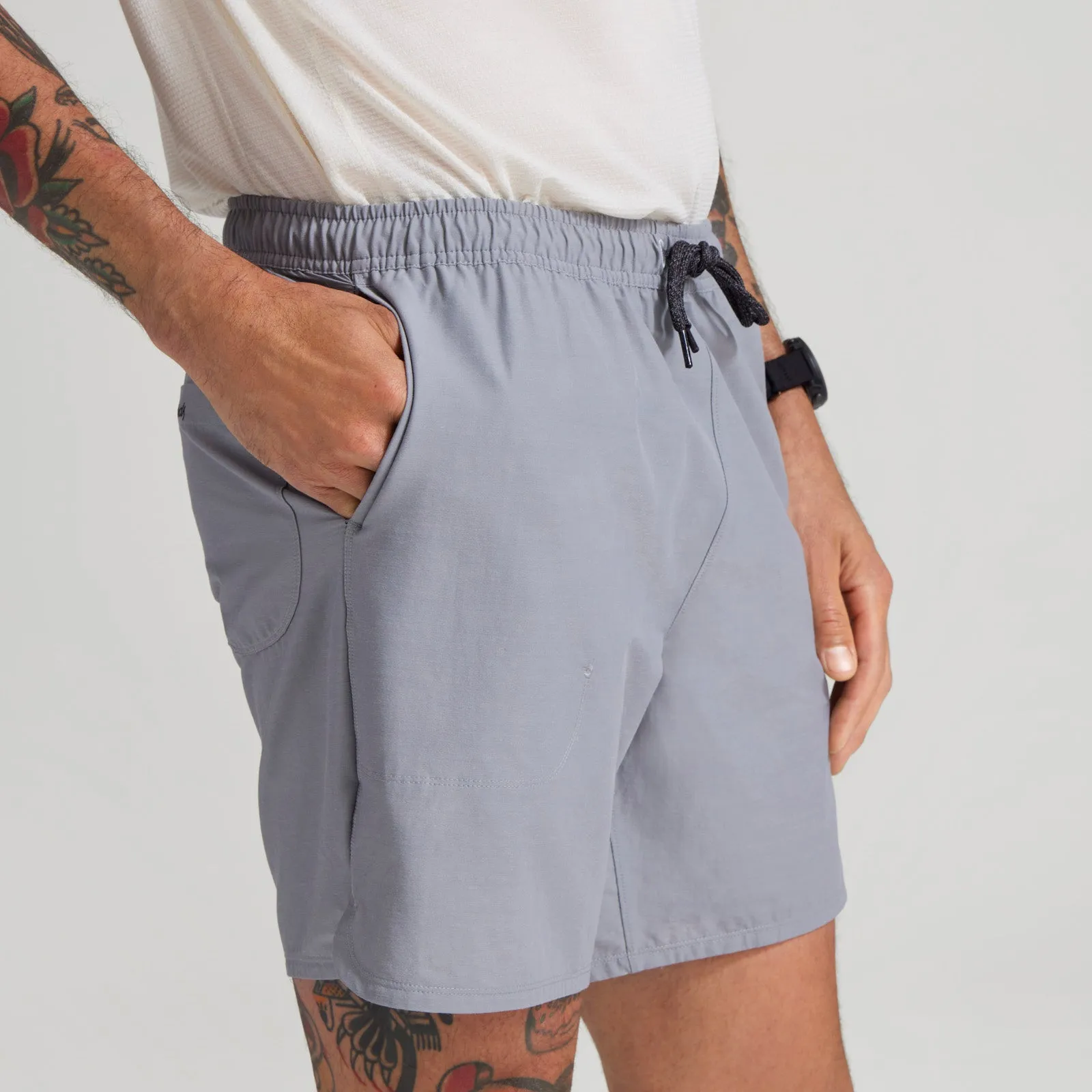 Men's Natural Run Short - Medium Grey