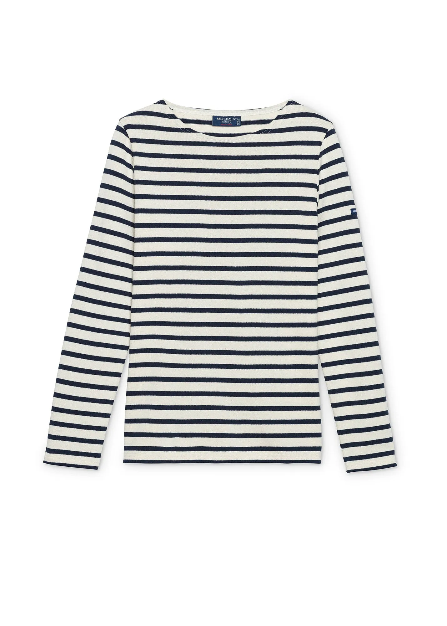 MERIDAME II - Authentic Breton Shirt | Heavyweight Cotton | Women Fit (ECRU / NAVY)