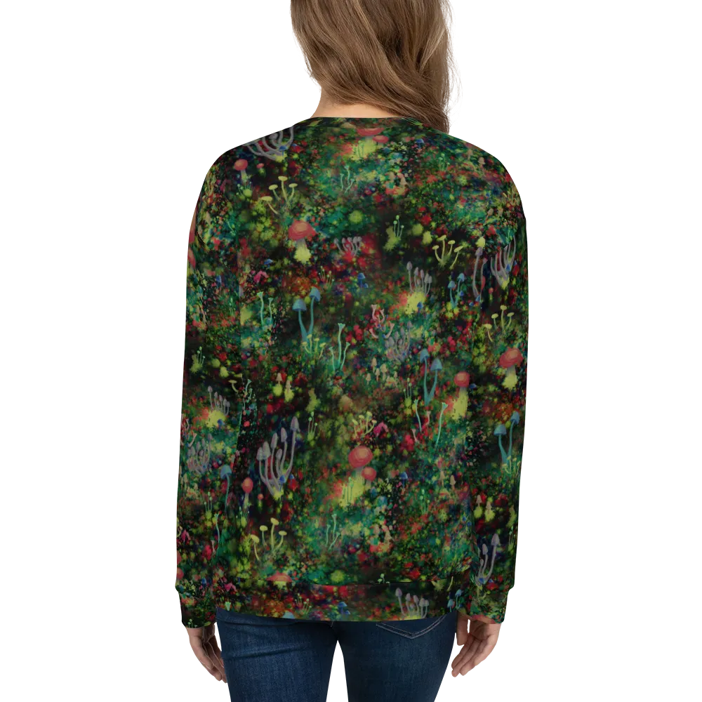 Midnight Mushrooms Unisex Sweatshirt