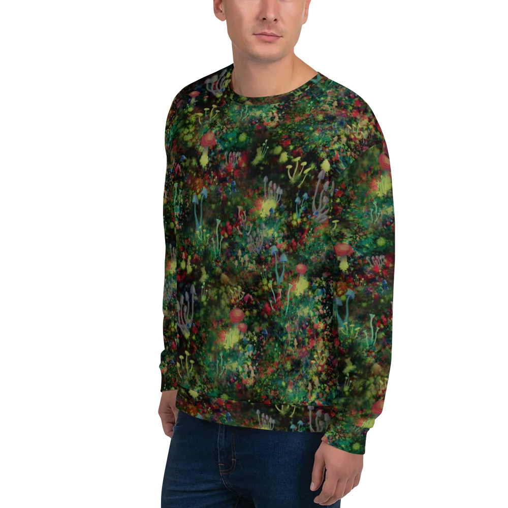 Midnight Mushrooms Unisex Sweatshirt