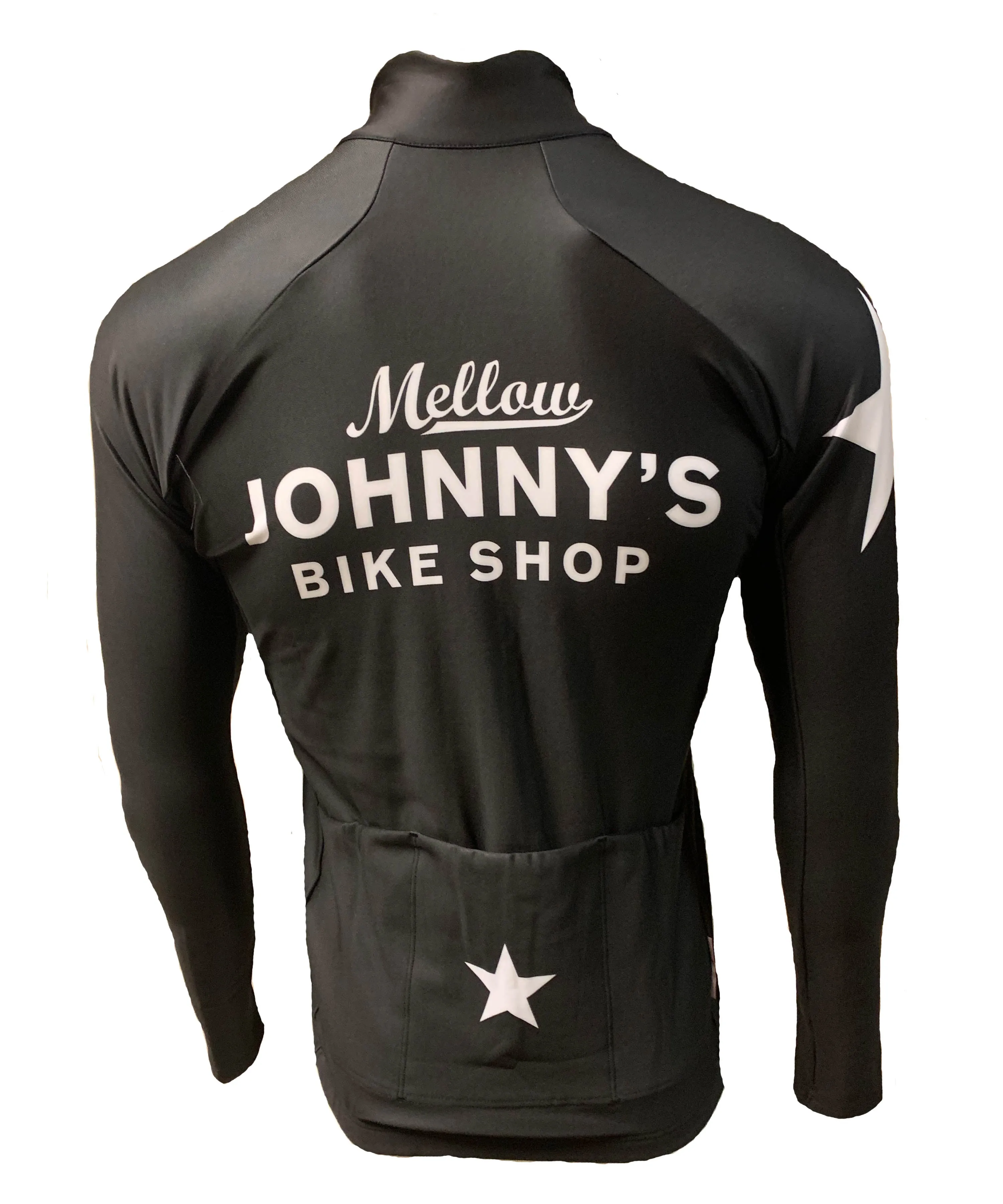 MJ's Classic Shop Long Sleeve Shop Jersey (black and white)