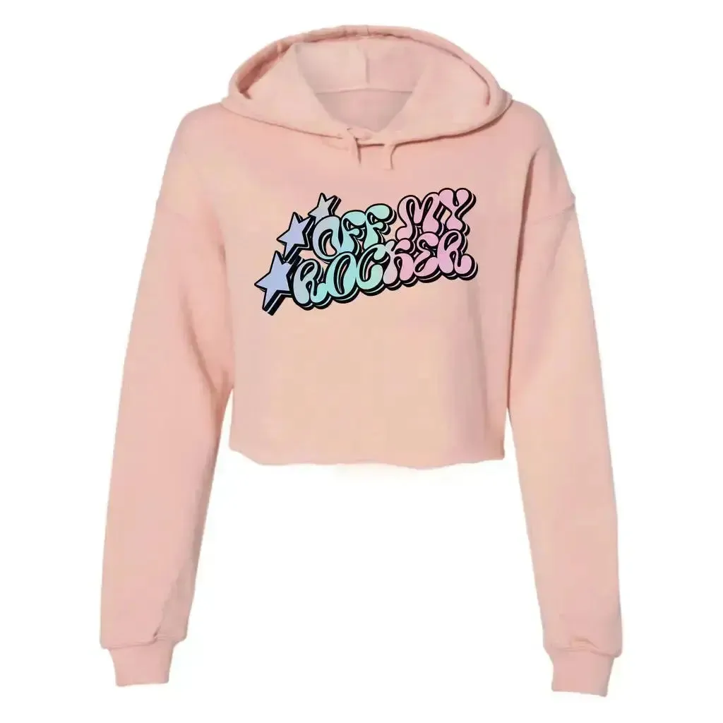 Off My Rocker 2.0 Women's Cropped Fleece Hoodie