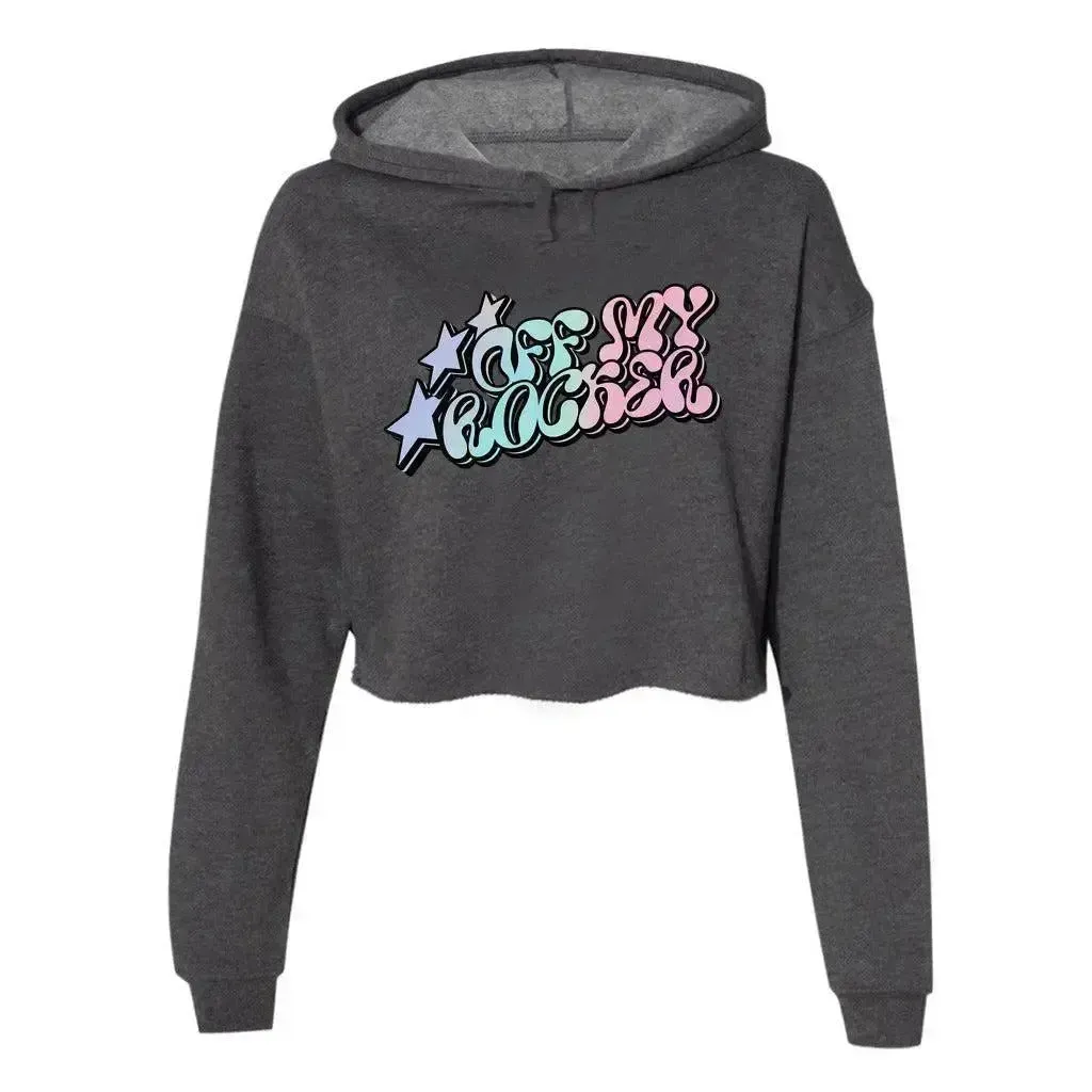 Off My Rocker 2.0 Women's Cropped Fleece Hoodie