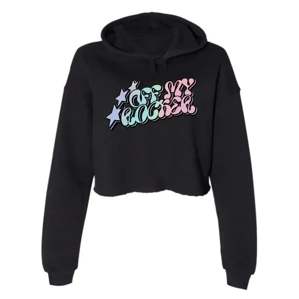 Off My Rocker 2.0 Women's Cropped Fleece Hoodie