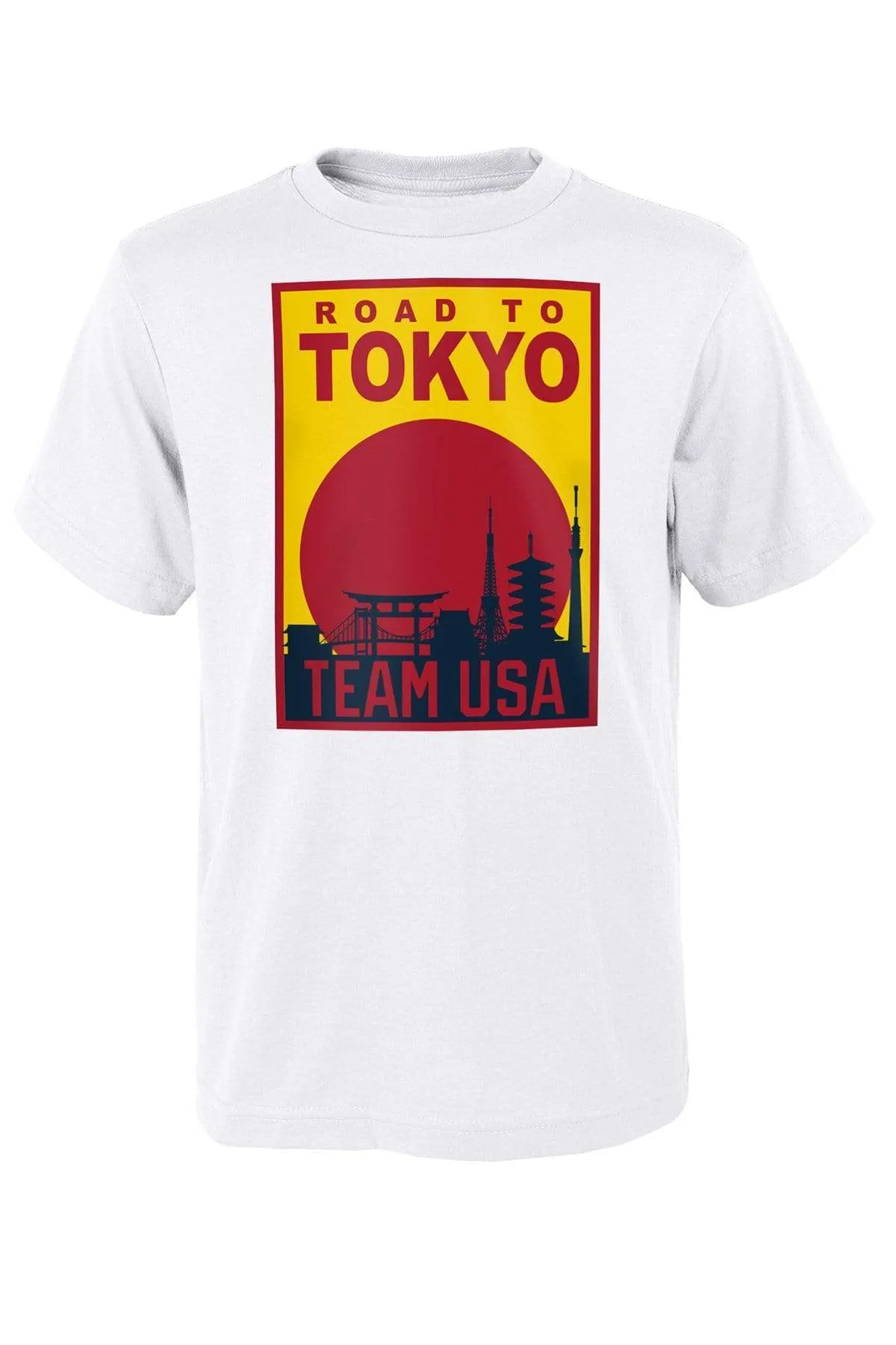 Official Team USA Road To Tokyo Sunrise Tee