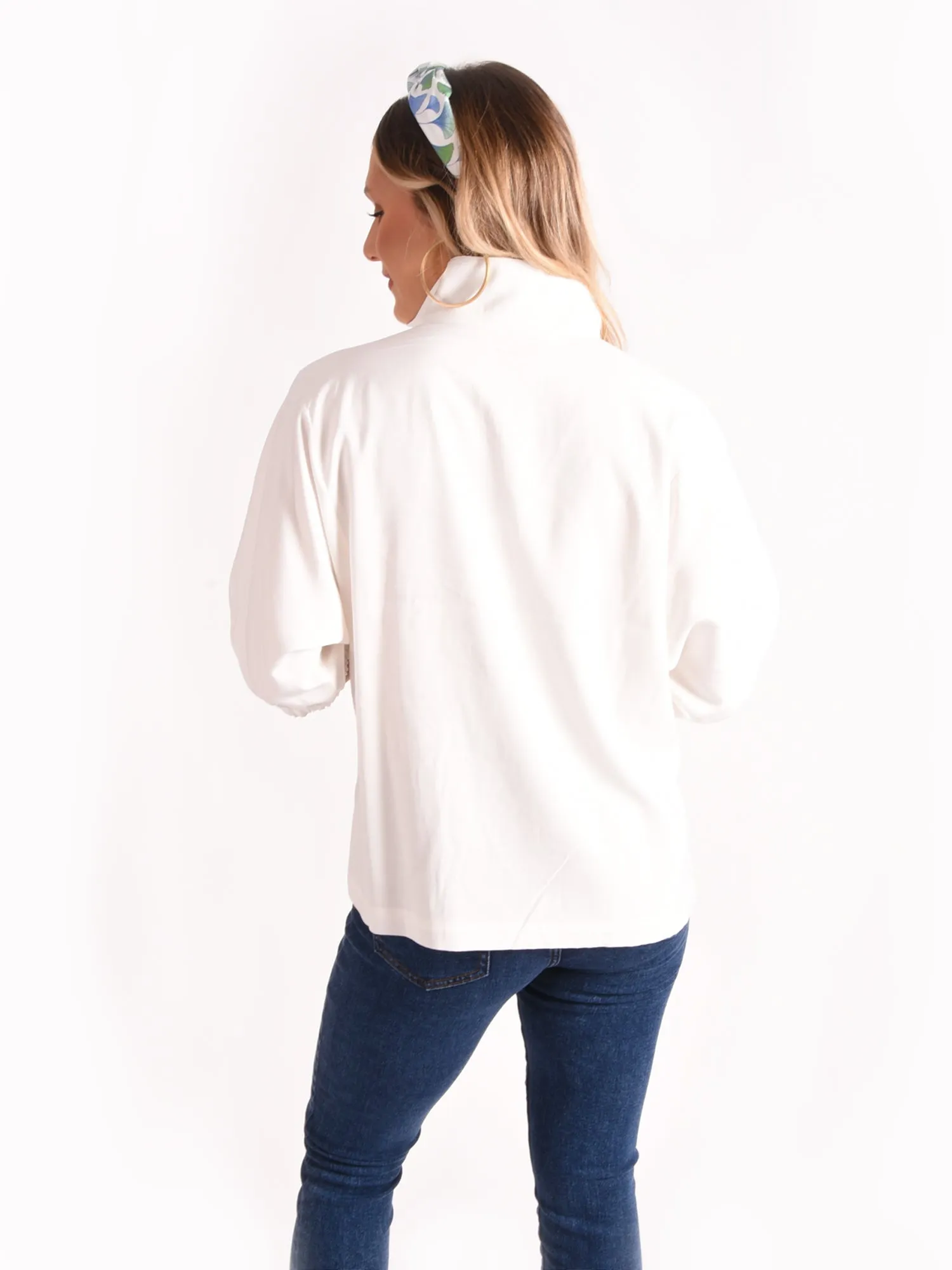 Poppy Top - Linen White