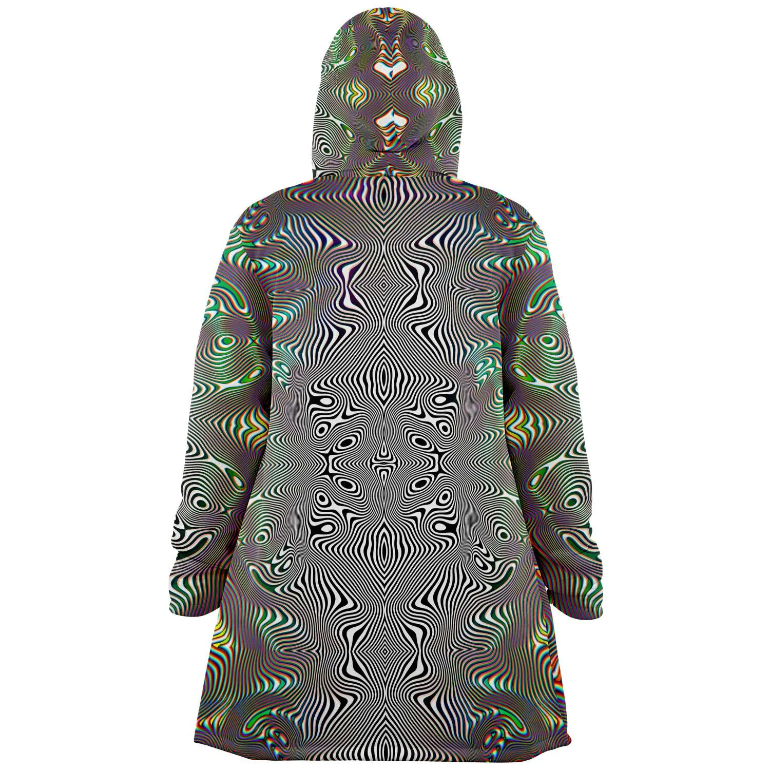 Prismatic Frequency Micro Fleece Cloak